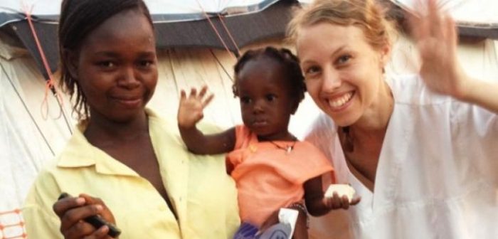 Silje Lehne Michalsen en Sierra Leona. © MSF