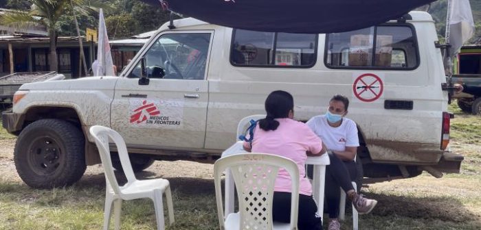 En la vereda La Planada, atendimos a personas con enfermedades crónicas desatendidas y a niños y niñas afectados por el conflicto armado. Carlos Estrella.