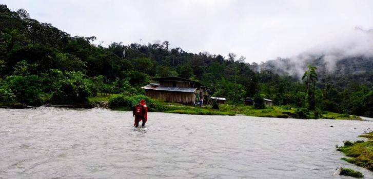 Llegando a Novita, en el municipio de Chocó, Colombia.MSF.