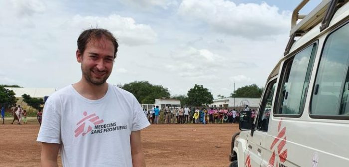 Michael Malley, pediatra en nuestro hospital en Agok.MSF.