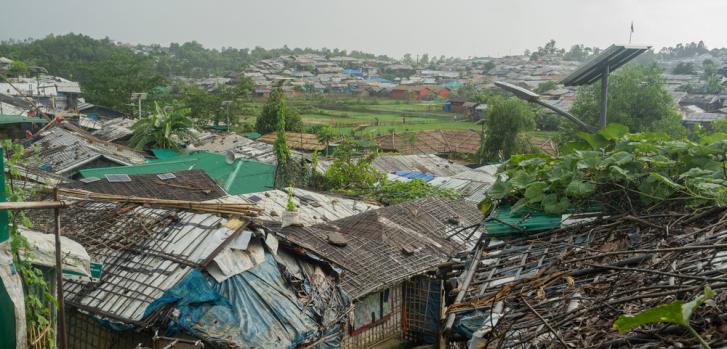 Vista general del campo para personas rohinya refugiadas en Jamtoli, Cox´s Bazar, Bangladesh. Saikat Mojumder/MSF.