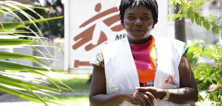 La doctora Maria Mashako, es nuestra coordinadora médica en República Democrática del Congo.Charly Kasereka/MSF.