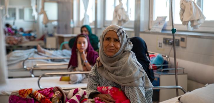 Marieh es una de las pacientes de nuestro centro de traumatología  en Kunduz, Afganistán.Nava Jamshidi.