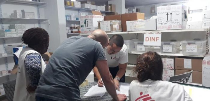 Estamos preparando una donación de suministros médicosMSF.