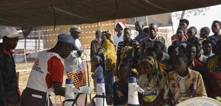 Clínicas móviles de MSF en Nyarugusu © Eveline Meier/MSF