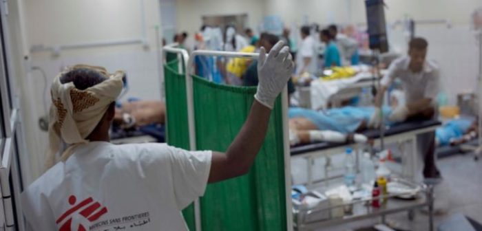 Sala de Emergencias. Médicos Sin Fronteras en Adén, Yemen. ©Guillaume Binet/MYOPGuillaume Binet/MYOP