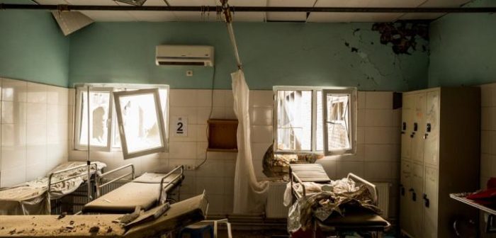 Destrucción en todos los sectores del hospital de Kunduz ©Andrew Quilty