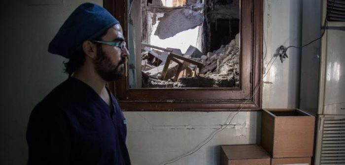 Hospital del este de Alepo que fue bombardeado a mediados de octubre de 2016 ©Karam Almasri/MSF