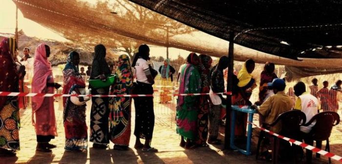 Distribución de alimentos en Kabo, República Centroafricana ©MSF