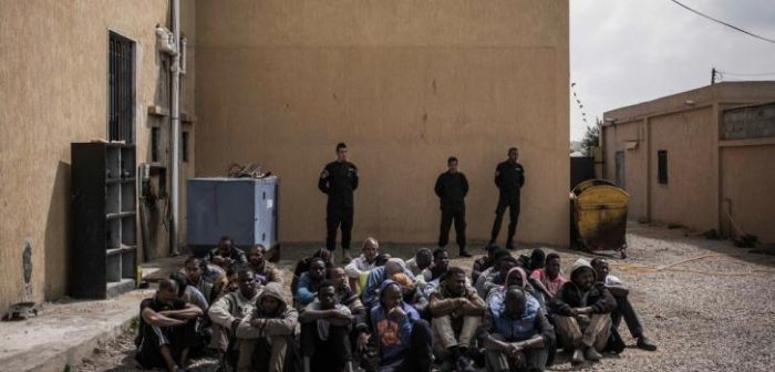 Detenidos en Janzour (Tripoli, Libia) © Guillaume Binet/Myop
