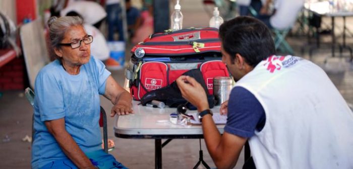 En el estado de Puebla, México, los equipos de MSF identificaron las principales afecciones médicas de la población, tanto problemas respiratorios como agravamientos de enfermedades crónicas, como hipertensión o diabetes, y síntomas psicosomáticos. ©Consuelo Pagaza/MSF