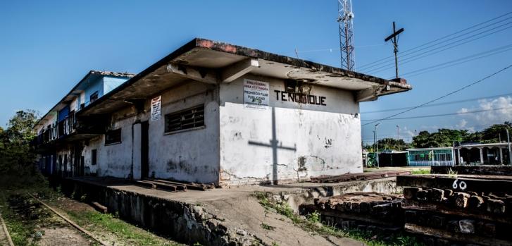 Estación de tren de Tenosique, en México.Juan Carlos Tomasi