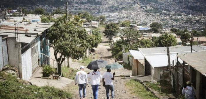 Parte del equipo de Médicos Sin Fronteras en Tegucigalpa, Honduras.MSF/Christina Simons