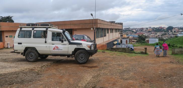 Imagen de archivo del  27 de julio 2020: vista exterior del hospital Djoungolo en Yaundé.MSF/Vanessa Fodjo.