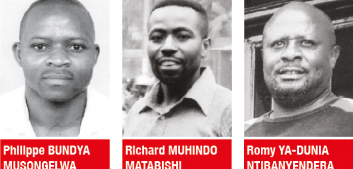 Philippe Bundya Musongelwa, Richard Muhindo Matabishi y Romy Ya-Dunia NtibanyenderaMSF