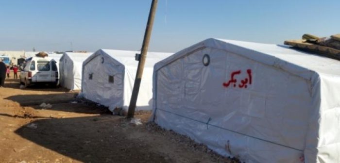 Campo de desplazados de Bab Al Noor, Azaz, Siria, febrero de 2016 © MSFMSF