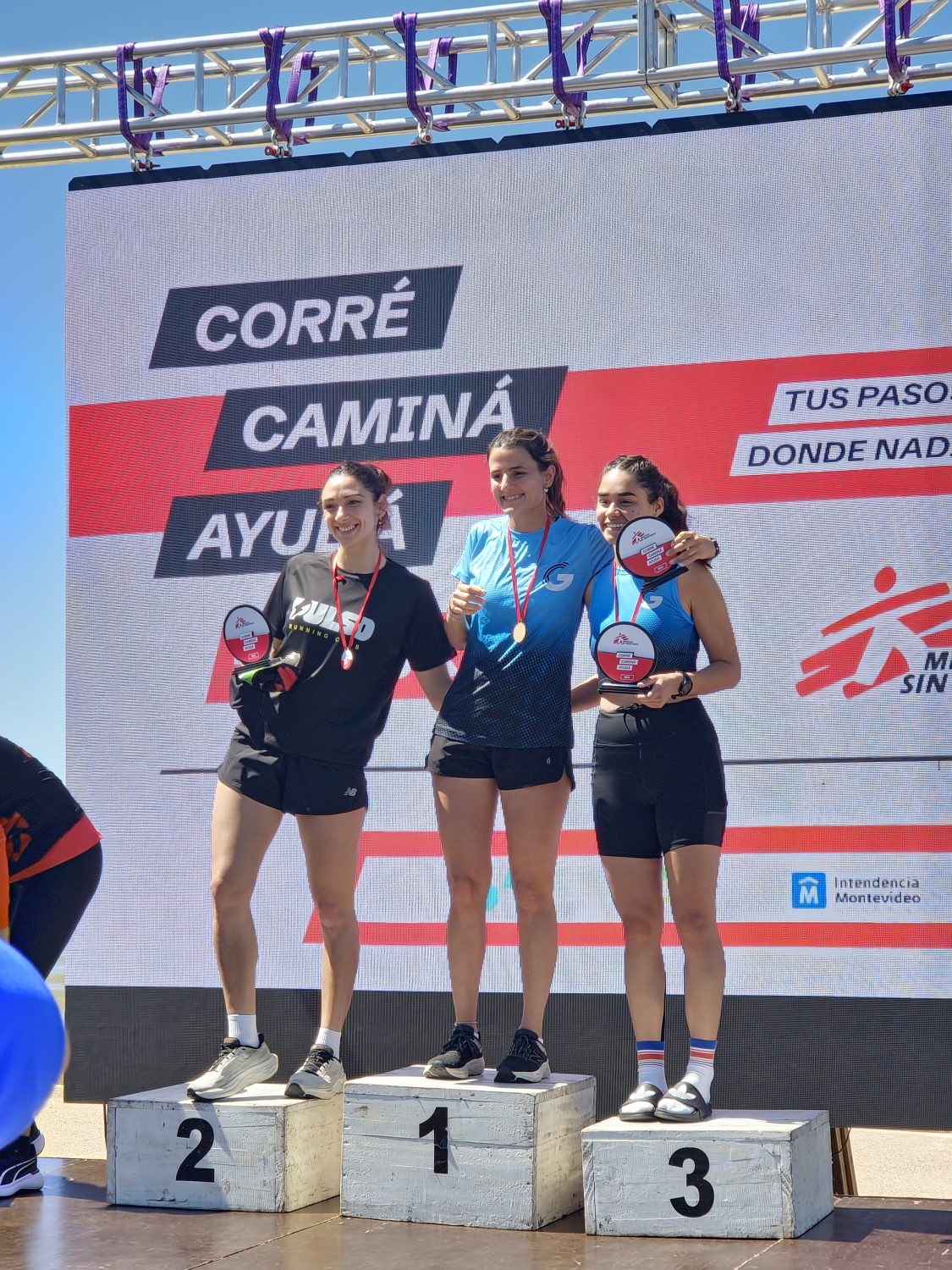 carrera de MSF en Uruguay podio